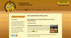Desktop Screenshot of drunkenraisins.com